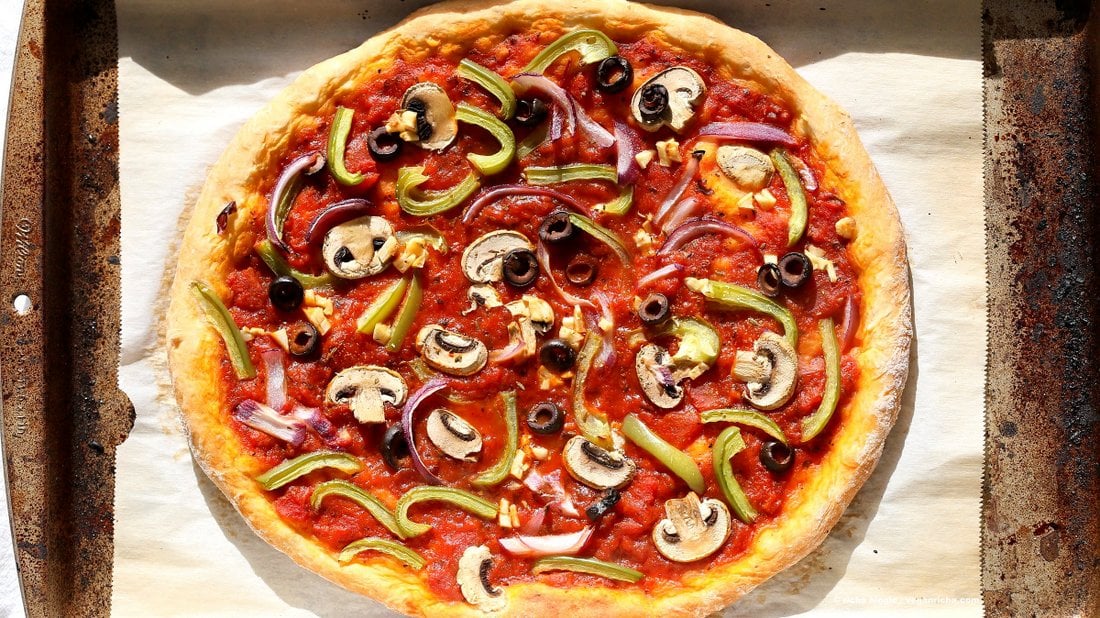 Vegetarian Pizza Image